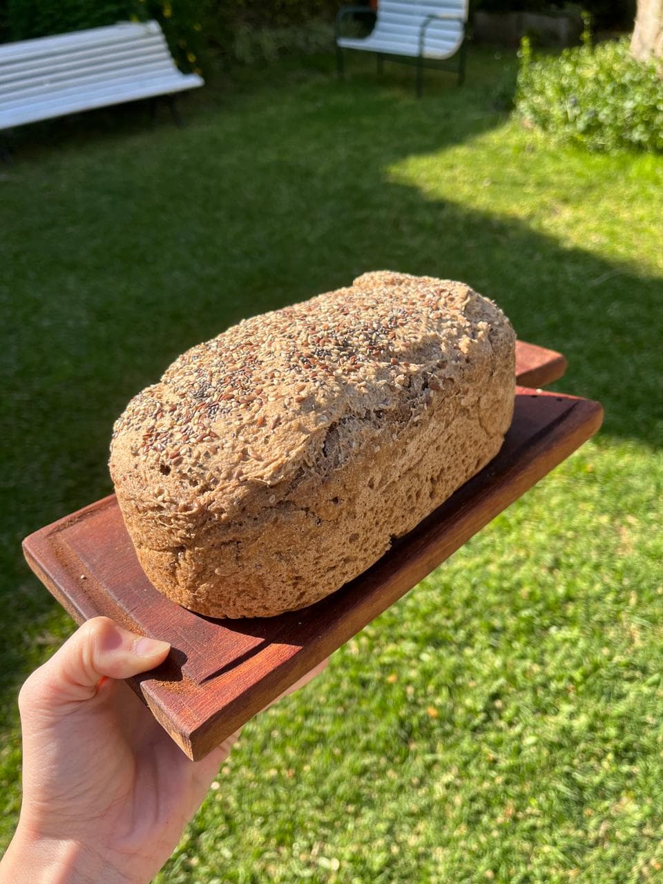 Pan integral con semillas
